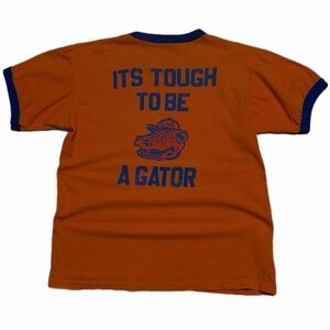 Vintage 1970s UF Florida Gators Russell Athletic Made In USA Ringer T-shirt